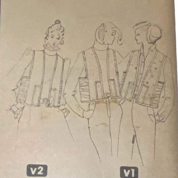 Simplicity 5132 Pattern Vest Miss OS Uncut Quilted Mature Patchwork Boho - Picture 4 of 7
